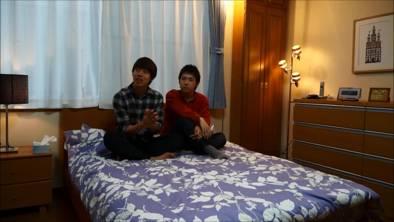 海外レーベルで人気のバリタチハルキ君と可愛い受けの夢人君のガチンコSEX sample 1