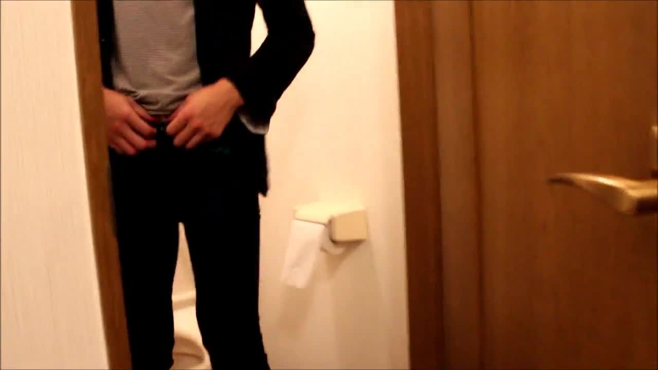 欲求不満男子トイレdeオナニー白書 sample 1