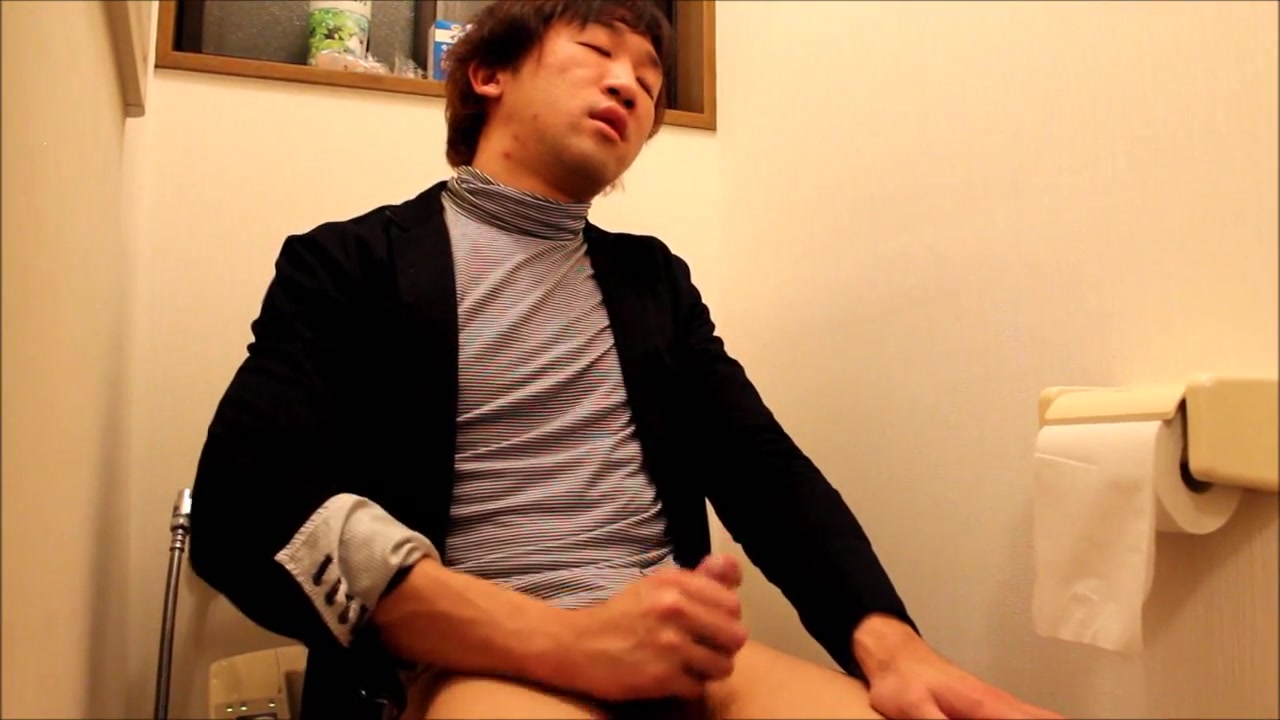 欲求不満男子トイレdeオナニー白書 sample 26